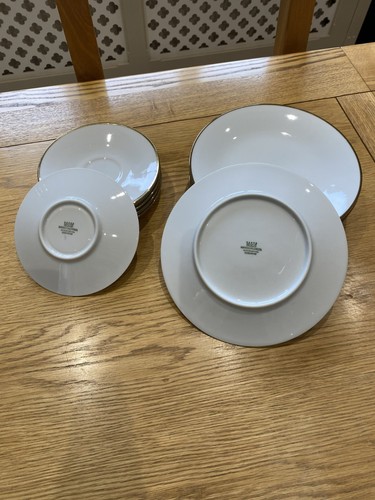Twelve vintage saucers side - twelve, &
