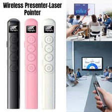 Wireless Presenter Pen Laser Pointer PPT Remote Control USB Clicker for Power