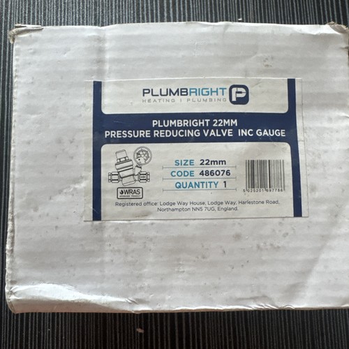 Plumbright 22mm pressure - 22mm,