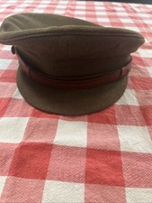 WW2 British Army Officers Peaked Cap Royal Artillery