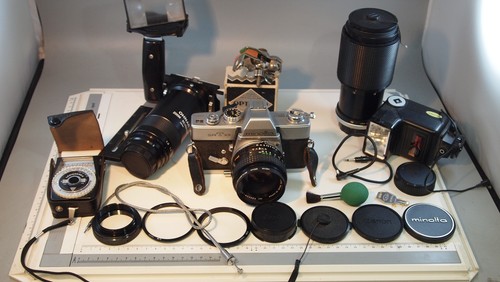 Minolta srt101 slr 35mm film - slr,