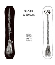 GNU GLOSS Snowboard 144cm
