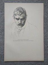 William Strang: The Artists's Portrait - Antique Print - 1915