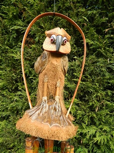 Wooden windchime carving - wooden,