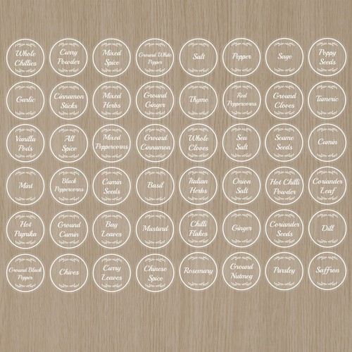 Herbs spices jar - 2,