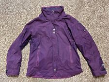 COLUMBIA Ladies Jacket Titanic Purple Waterproof 2 in 1 Coat omni tech Large