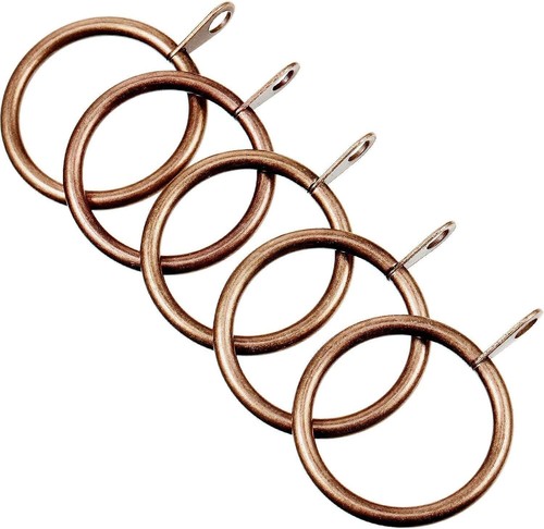 Copper curtain rings - copper,