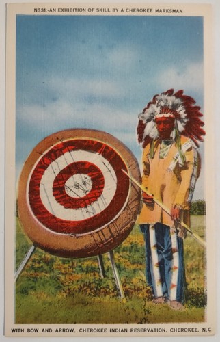 Vintage cherokee bow - bow, arrow
