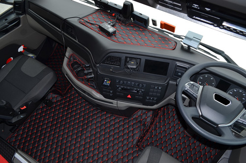 Truck eco leather floor - truck,