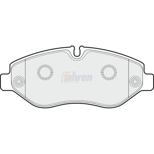 Brake pads set for iveco - brake, daily