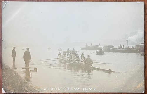 Rppc view oxford rowing crew - view,