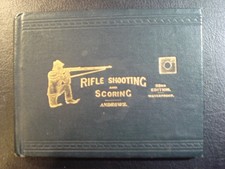 Rifle Shooting Scoring Book Andrews British Army Military History 1906