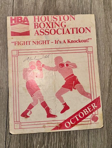 Hba boxing program signed - signed, by
