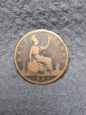 1865 Half Penny.