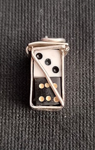 Vintage sterling silver - vintage, dice