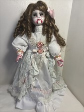 Porcelain Horror Doll. Halloween Prop Scary OOAK