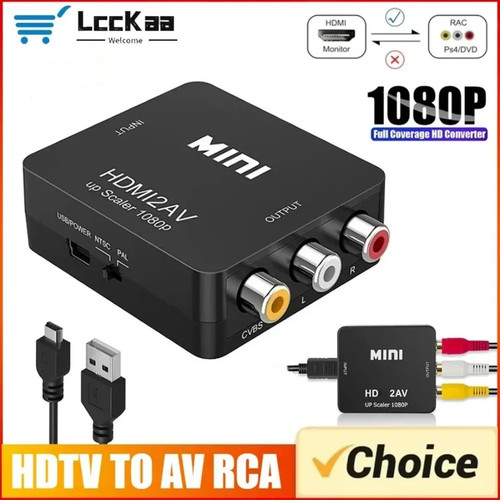 Hdmi converter 1080p rca - to, av