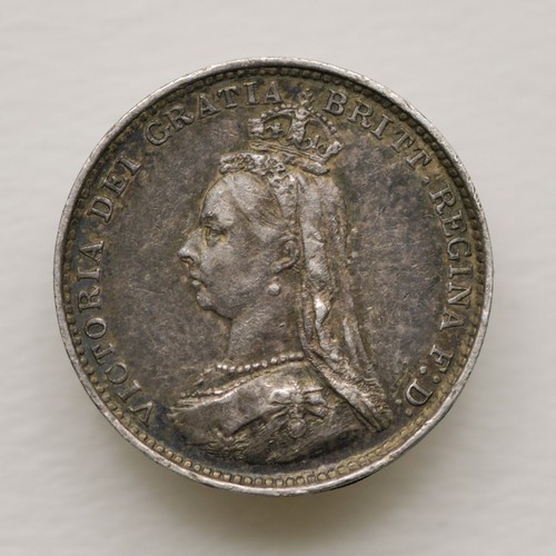 1887 queen victoria threepence - queen,