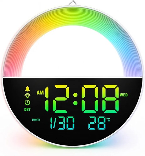 Digital wall clock - wall, led