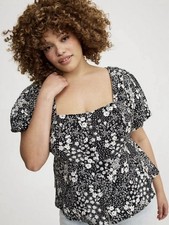 Torrid Square Neck Blouse 0