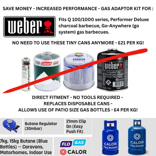 Weber bbq gas - weber, adapter