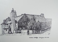 Original Pen & Ink , 'Milton's