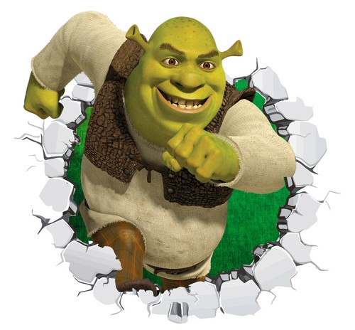 Shrek wall decal art - shrek,