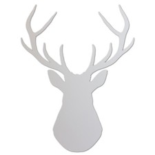 Acrylic Plastic Stag Head
