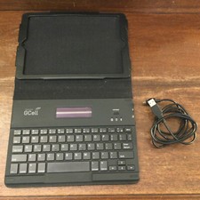 GCell Solar Bluetooth Keyboard and Folio Case for  Apple iPad Air 2
