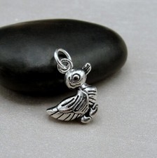 Silver Duck Charm - Ducky