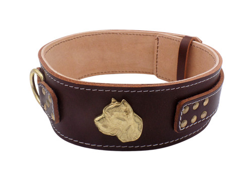 Brown heavy duty leather - brown,
