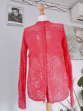 Next Pink Ladies Blouse Size 8 Beautiful And Smart In Very Good Condition 