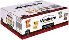 Walkers Assorted Biscuits Mini Packs, 100 x 25g