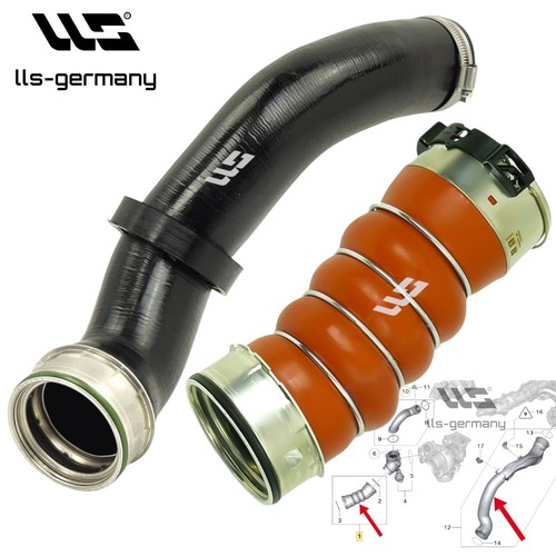 Turbo hose charge air - 2x,