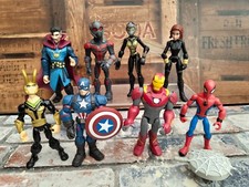 Disney Toybox Marvel Action Figure Bundle - Spiderman Dr Strange Ant Man Wasp