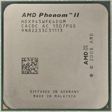 AMD Phenom II X4 945 Quad Core Processor 3.0 GHz, Socket AM2+/AM3, 95W CPU
