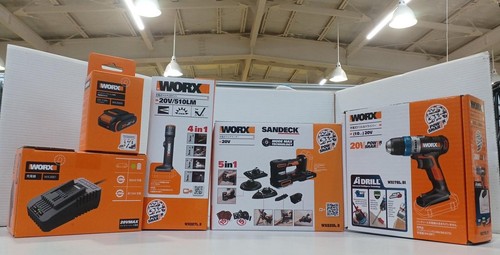 Worx 20v tool set drill - set,