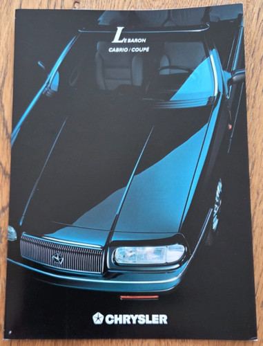 1989 chrysler baron - 1989, le