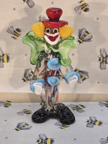 Murano art glass clown