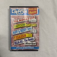 August 1990 Crash Presents Magazine Cover Tape Sinclair ZX Spectrum 48k 