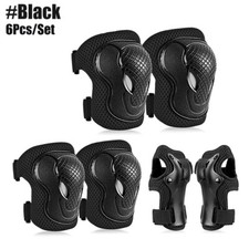 Kids Knee Elbow Wrist Pads Set