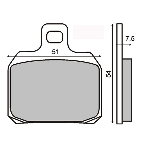 Pair brake pads - pair,