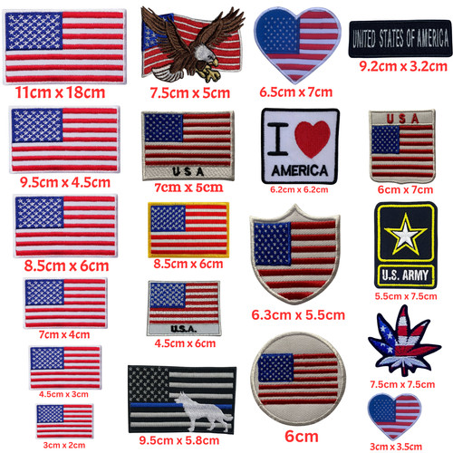 Usa national flag iron - flag,