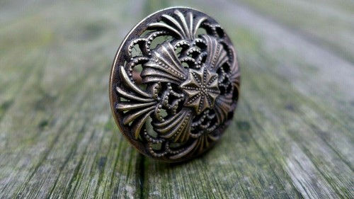 Antique vintage metal pull