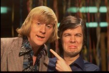 Chris Tarrant and Sally James