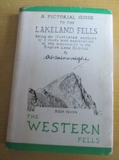 THE WESTERN FELLS. A. WAINWRIGHT, 1st EDITION 1966. FINE (CREASE BACK COVER) DJ