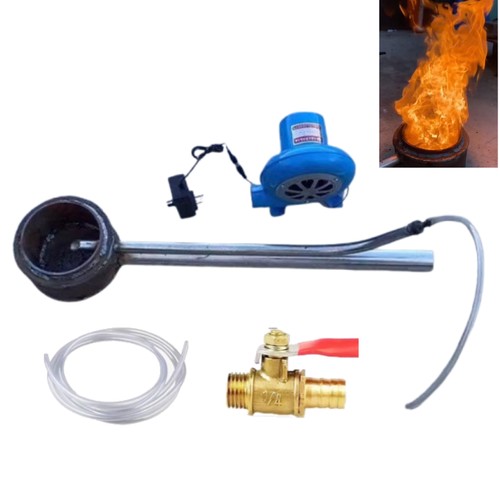 Outdoors waste oil burner - waste,