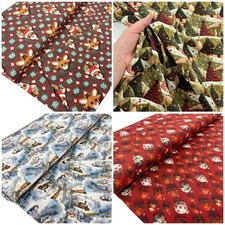 Christmas Cotton Fabric 3d Effect 60" Wide Novelty for Craft and Dressmaking