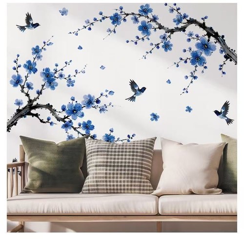 Large blue cherry blossom - cherry, tree