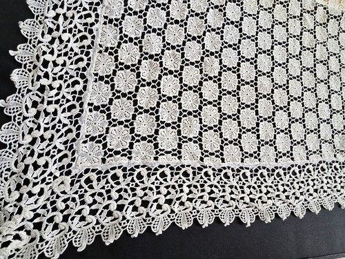 Vintage white cotton crochet - vintage,